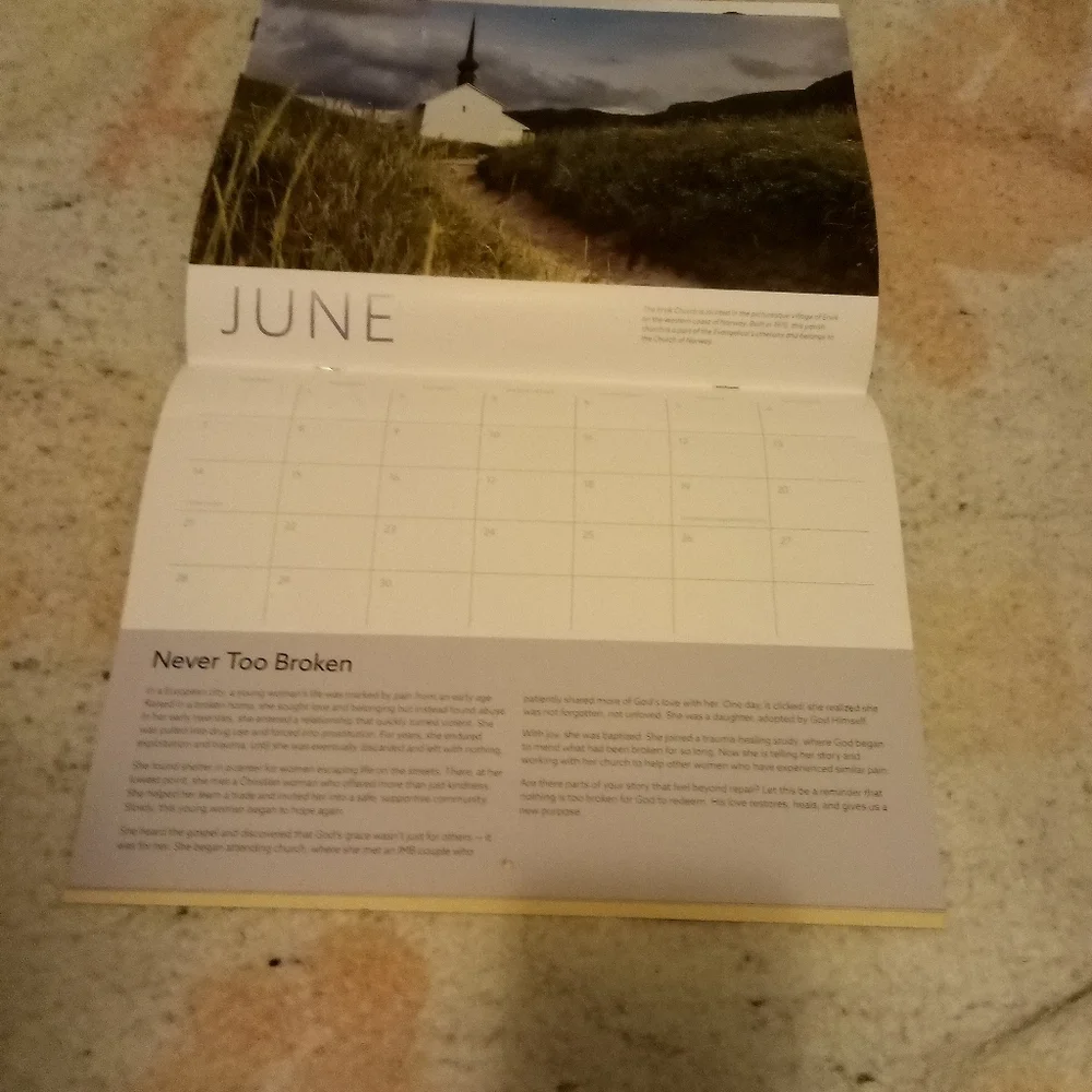 International Mission Board 2026 Calendar 12 Stories of Hope and Light